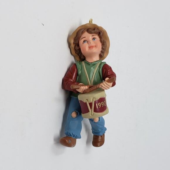 1990 Hallmark Little Drummer Boy Handcrafted Keepsake Christmas Ornament. - Picture 3 of 7